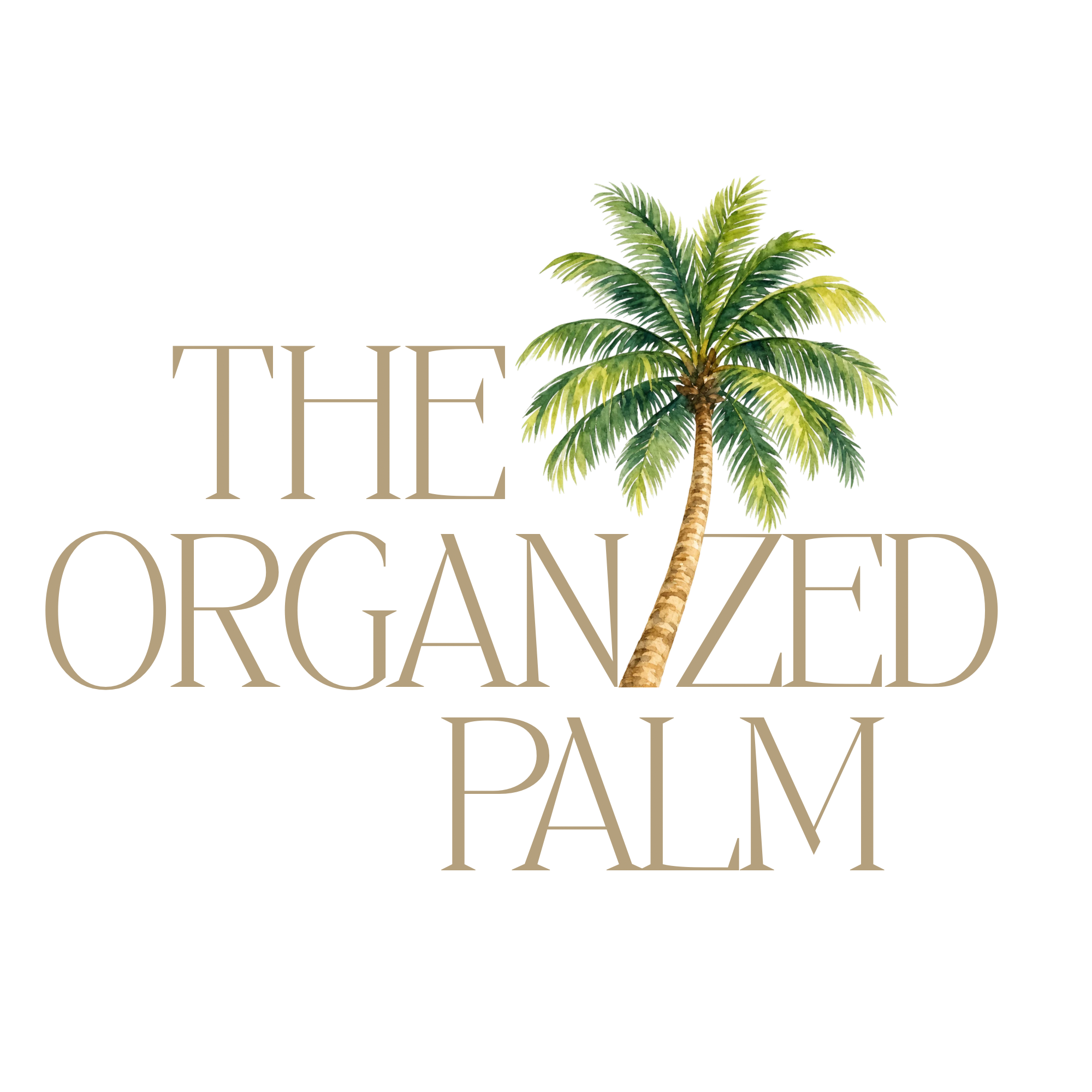 The Organized Palm logo